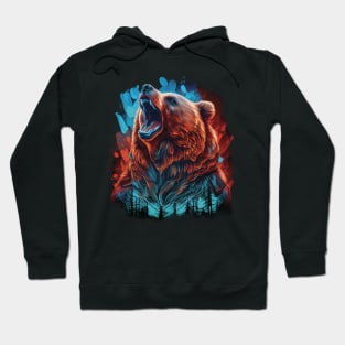 Roaring bear Hoodie